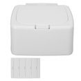 thumbnail image 1 of Boîte de Rangement en Coton avec Couvercle pour Petit Coton Distributeur de Tampon de Coton Forme Losange, 1 of 14