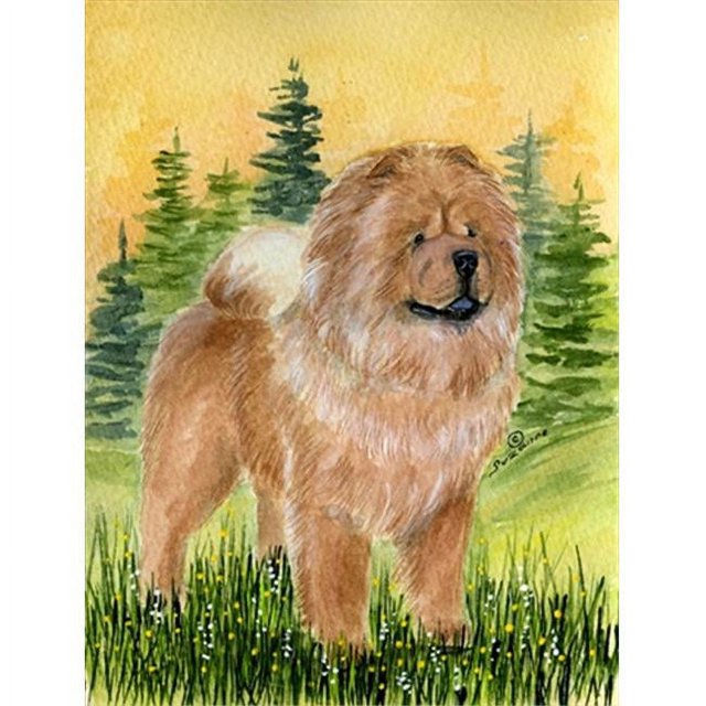 Carolines Treasures SS7004CHF 28 x 40 Po. Drapeau Chow Chow Toile Taille Maison