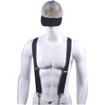 thumbnail image 2 of Men’s Heavy Duty Belt Loops X Back 1.4 Inch Suspenders with 4 Snap Hooks, 2 of 6