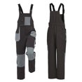 thumbnail image 1 of Lovzfmll Overalls for Men, Colorblock Durable Workwear Multi-Pocket Bib Overalls, Workwear Loose Fit Straight Leg Full Length Pants, 1 of 4