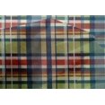 thumbnail image 3 of oneOone Cotton Silk Fabric Madras Check Print Fabric By The Yard 42 Inch Wide, 3 of 3