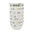 thumbnail image 1 of Holiday Time 16oz Double Wall Tumbler Grey, 1 of 2