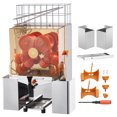 thumbnail image 1 of KFFKFF Professional Citrus Juicer, 120W Motorized Juice Maker, Includes Water Spout, Crafted from Stainless Steel, Processes 20 Oranges/Min, Features Removable Filter, Protective Polycarbonate Lid, 1 of 9