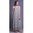 thumbnail image 2 of Bimba Robe de Nuit en Rayonne pour Femmes Maxi Imprimée Tenue de Sommeil Robe de Nuit-G, 2 of 5