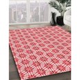 thumbnail image 3 of Ahgly Company Tapis d'Intérieur Lavable en Machine Carré Transitionnel Rose Profond, 5 Pieds Carré, 3 of 7