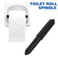 thumbnail image 4 of Lttoisl Rouleau à Ressort Rétractable pour Porte-Papier Hygiénique, Tige en Plastique PP de Rechange pour Distributeur de Salle de Bain, Blanc, Noir, Ajustement Universel pour Rouleaux Standard, 4 of 8