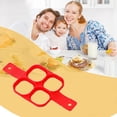 thumbnail image 1 of 4 Hole Omelette Maker Multi-functional 7-link Round Star Heart Shaped Pancake Maker Breakfast Baking Molds, 1 of 6