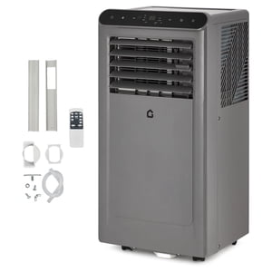 8000 BTUs Portable Air Conditioners, 3 in-1 Portable AC with Dehumidifier, Fan Mode, AC Unit for Room Up to 350 Sq. Ft., Remote Control, Sleep Mode, 24H Timer, Window Installation Kit