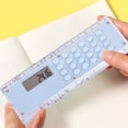thumbnail image 1 of Chmadoxn Calculatrice Règle de 6 Pouces avec Opérations de Mathématiques de Base Outils de Mesure Règle Standard pour École Bureau Usage Domestique Règle en Plastique Calculatrice, 1 of 6