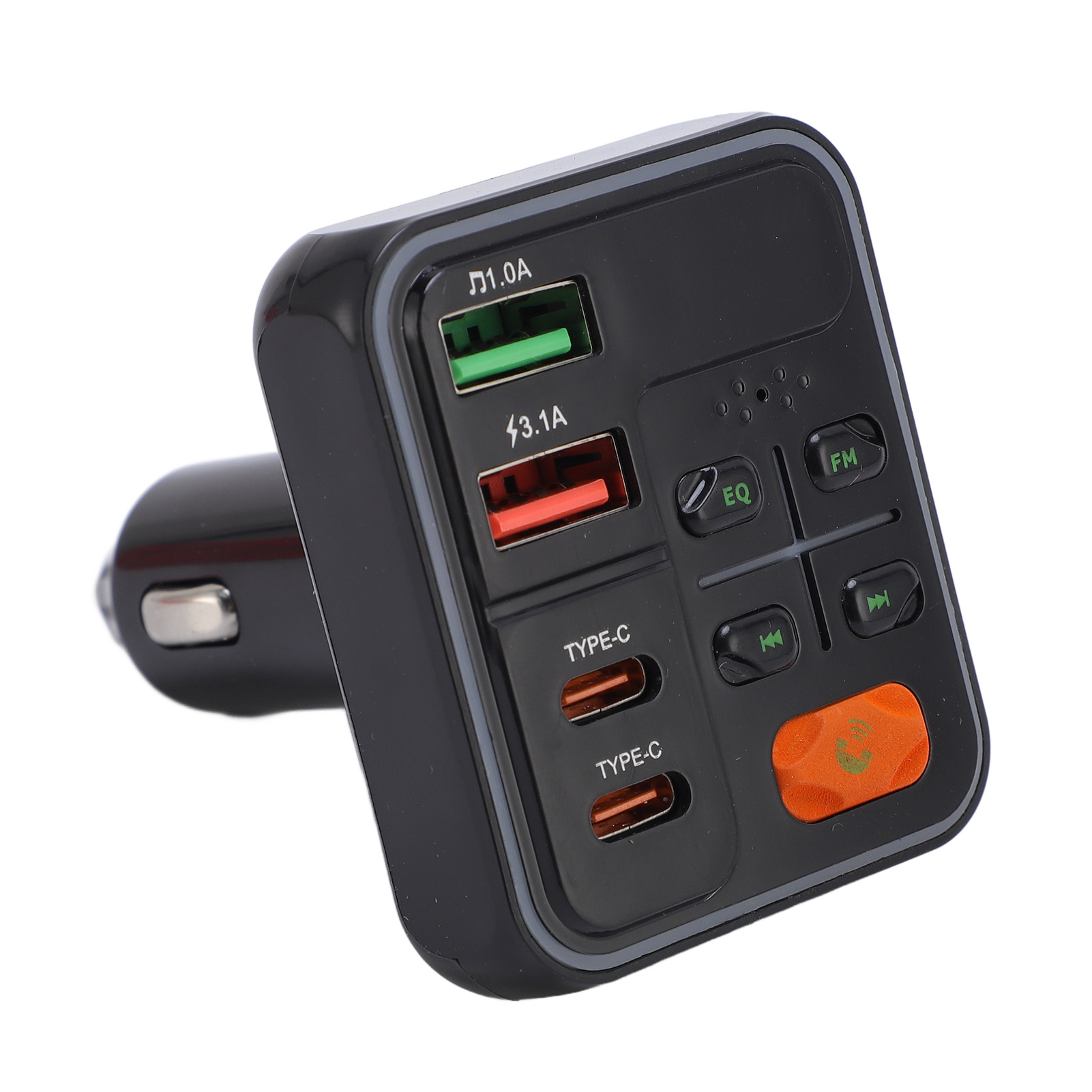 Car Charger Adapter, Stable Connection Car USB C  Adapter MP3 Player  for Vehicle