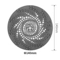 thumbnail image 2 of Bathroom Hair Filter Screen Plastic Blocking Floor Cover Bathroom Pipe Sealing Odor Cover, 2 of 2