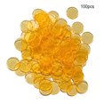 thumbnail image 1 of 100PCS/Set Plastic 19mm Chips Multi Color 19mm chips Multi Markers Fun Family Club Children Game Supplies Counting Math Toys, 1 of 8