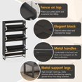 thumbnail image 4 of Vabches  Shoe Storage Cabinet with 3 Flip Drawers, Narrow Shoe Rack Cabinet for Entryway Hallway, Free Standing Shoe Storage Organizer, 4 of 7