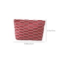thumbnail image 3 of EGNMCR Closet Organizers and Storage Woolen Knitted Bag Striped Color-blocked Cosmetic Bag Pattern Cosmetic Bag Portable Cosmetic Bag Ins-style Pencil Case Polyester makeup pouch, 3 of 8