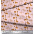 thumbnail image 3 of Soimoi Poly Crepe Fabric Giraffe Kids Print Fabric by The Yard 52 Inch Wide, 3 of 3