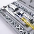 thumbnail image 2 of Socket Set Of 40-In-1 Multi Purpose Tool Kit W Wrench & Precision Sockets | Durable & Convenient Carrying Tool Case Wrench Opener | Chrome Vanadium Steel, Portability, Repair Tool Kit, 2 of 5