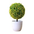 thumbnail image 1 of Artificial Plant Bonsai Plastic Small Tree Pot Fake Plant Flower Potted Ornamen± E1M5, 1 of 8