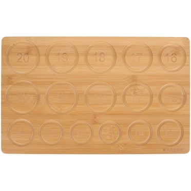 KAKOWELY Planche à Billes en Bois pour Tenir des Fournitures de Bijoux, Légère, Surface Lisse 7,5 Pouces, 17,32 Pouces X 10,83 Pouces X 0,39 Pouces