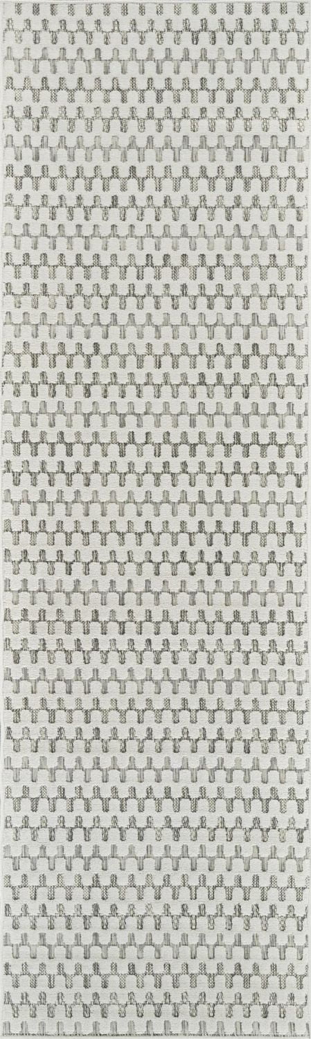 Rug Branch Maise Abstract Indoor Outdoor Area Rug, Cream Beige, Modern - Entryway, Hallway, Bathroom, and Kitchen