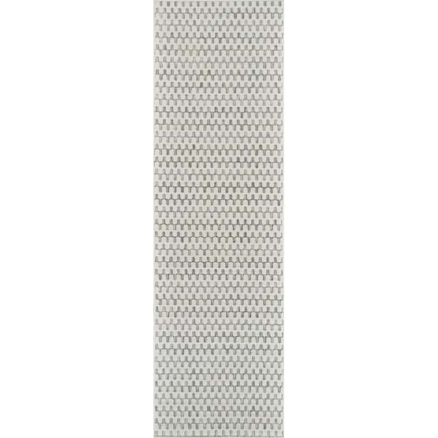 Rug Branch Maise Abstract Indoor Outdoor Area Rug, Cream Beige, Modern - Entryway, Hallway, Bathroom, and Kitchen