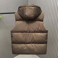 thumbnail image 4 of Gilet Sans Manches pour Homme à Fermeture Éclair avec Poches, Couleur Unie, Mode, 4 of 7