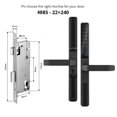 thumbnail image 2 of 85 92mm Mortise Smartphone Access Keyless Entry Door Lock Handle Ultra-thin App Remote Operation WiFi Smart Lock ,Easy Installation, 2 of 5