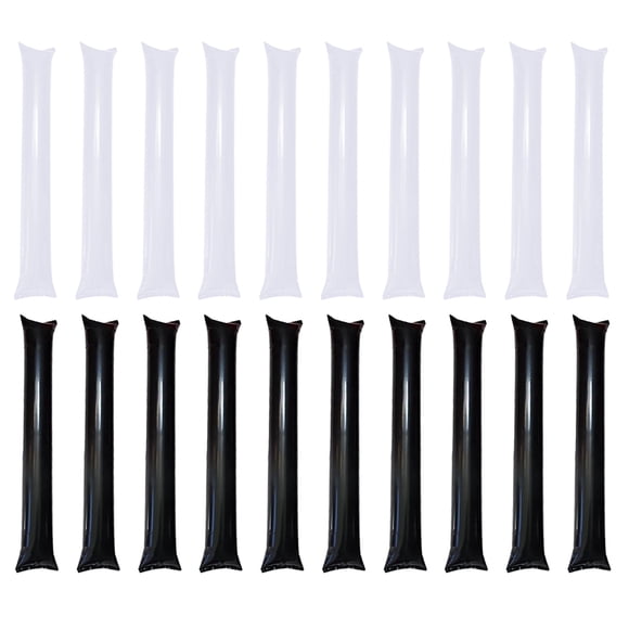 MasteelfCA 40pcs Inflatable Thunder Sticks Inflatable Noisemakers Sticks Football Concert Cheering Sticks