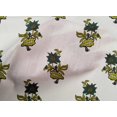 thumbnail image 4 of oneOone Cotton Cambric Fabric Leaves & Floral Block Decor Fabric Printed BTY 56 Inch Wide, 4 of 5