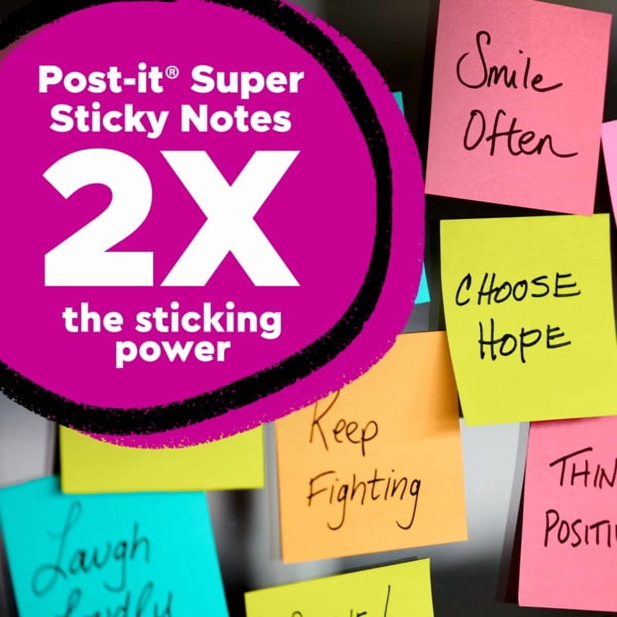 Post-it Feuillets super collants, 76 mm x 76 mm (3 po x 3 po), vert menthe