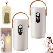Mini Portable Foldable Clothes Dryer, Hanging Quiet Clothes Dryer for Travel, Mini Dryers with Dry Bag and Hook, Auto-Off Timer, 360° Hot Air Circulation & Ptc Heating, for Travel/Apartment (#2pc)