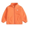thumbnail image 1 of MIASHUI Manteau Léger Chaud à Fermeture Éclair pour Tout-Petits Garçons Filles, Orange, 3-4 Ans, 1 of 4