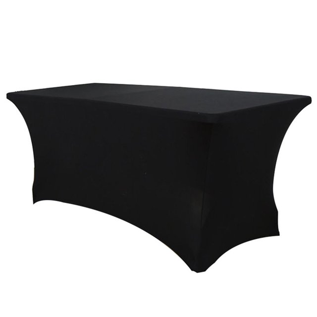 Elastic Tablecloth Decorative Close-fitted Unique Banquet Rectangular Table Cover