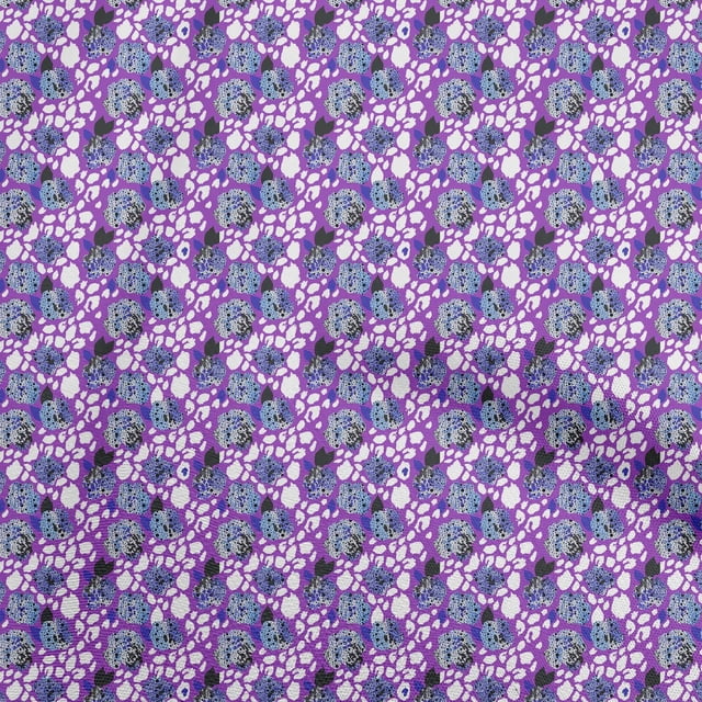 oneOone Rayon Purple Fabric Texture Fabric For Sewing Printed Craft Fabric By The Yard 56 Inch Wide