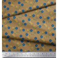 thumbnail image 3 of Soimoi Rayon Fabric Leaves & Floral Printed Fabric 1 Yard 42 Inch Wide, 3 of 3