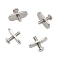 thumbnail image 1 of 4 Pack Stainless Steel Kayak M5 Screws & Nuts Rail Track Mount Tie Down Eyelet, 1 of 8