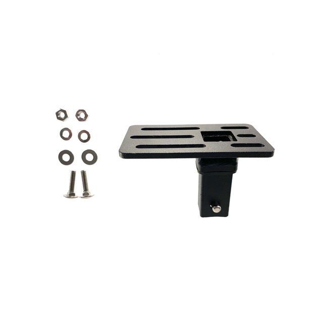 Exposed Racks Accessoire de Montage pour Rack de Toit 8-00-9872 pour Utilisation avec Barres Croisées Exposées; Support Universel; 2.6 Pouces X 4.5 Pouces; avec Trous de Boulon 1/4 Pouce; Supports Parallèles; Noir