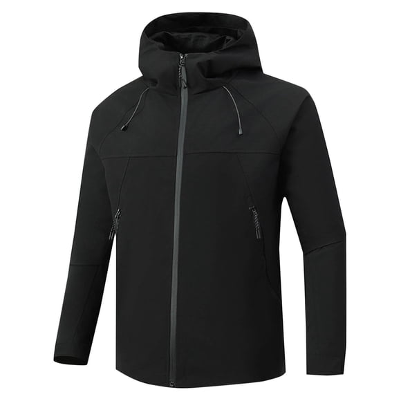 cllios Men's Waterproof Rain Jacket Lightweight Softshell Jackets Outdoor Windbreaker Rain Coat Shell Outerwear for Hunting,Hiking, Travel