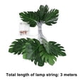 thumbnail image 3 of Boovnll 20 Led Tropical Artificial Rattan Palm Leaves Wall Hanging Vines Leaf, 3 of 8