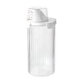thumbnail image 1 of Food Grade Plastic Kitchen Storage Container - Airtight Insect-Proof Cereal Bin with Transparent Window, Large Capacity Rice/Flour Storage Box for Pantry Organization(4.3x3.9x9.3 in), 1 of 7