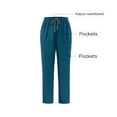 thumbnail image 4 of Clearance! Grrvtrz Cargo Scrub Pants for Men — Classic Straight Leg Fit, 4Pockets, 4-Way Stretch, Anti-Wrinkle Drawstring Scrub Pants, 4 of 8