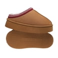 thumbnail image 1 of Women Platform Home Slippers Chunky Soft Sole Slip-On Winter Boots, 1 of 5