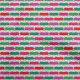 thumbnail image 1 of oneOone Tissu Polyester Spandex Rouge Tissu Géométrique Matière de Robe Tissu Imprimé Tissu au Mètre 56 Pouces de Large, 1 of 4