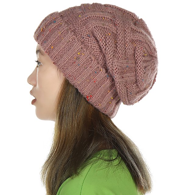 Tuque pour Femmes, Bonnet Tricoté Créatif et Tendance, Bonnet Chaud d'Hiver pour l'Extérieur