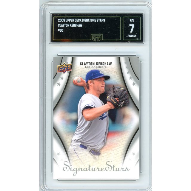 2009 Upper Deck Signature Stars Clayton Kershaw Carte Classée 30 GMA 7