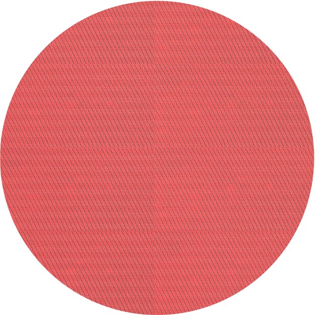 Ahgly Company Tapis d'Intérieur Ronds Transitionnels Rouges Lavables à la Machine, 6 Pieds Rond