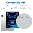 thumbnail image 1 of 2PCS Glass Screen Protector Tablet Case for IPad Air Pro 10th Generation 10.9 11 10.2 Inch 2022 I Pad 10 9 8 7 Gen Mini 6 Cover ipad pro 11 4th 2022, 1 of 6