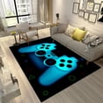 thumbnail image 1 of Game Controller Modern Area Rug Gaming Carpet Gamer Rug Boys Rugs Floor Mat Soft with Non-Slip Backing Home Decor Gamer Room Decor for Living Room Bedroom 60*120cm, 1 of 2