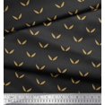 thumbnail image 2 of Soimoi Gray polyester Crepe Fabric Brush Stroke Abstract Printed Fabric 1 Yard 52 Inch Wide, 2 of 3