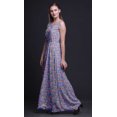 thumbnail image 2 of Bimba Robe de Soirée Sans Manches à Imprimé Floral pour Femme à Col Rond - X-Grand, 2 of 6