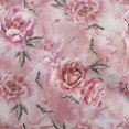 thumbnail image 1 of oneOone Cotton Poplin Pink Fabric Florals Sewing Material Print Fabric By The Yard 56 Inch Wide, 1 of 4